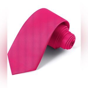 Men Solid Pink Color Formal Neckties 3.15" (8CM) NIP/NWOB